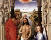 SSt John Altarpiece-central panel - 罗吉尔·凡·德·韦登